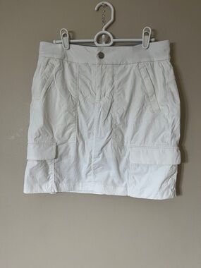 Athleta White Cargo Skort